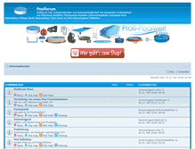 Tablet Screenshot of forum-pool.org